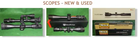 SCOPES - NEW & USED